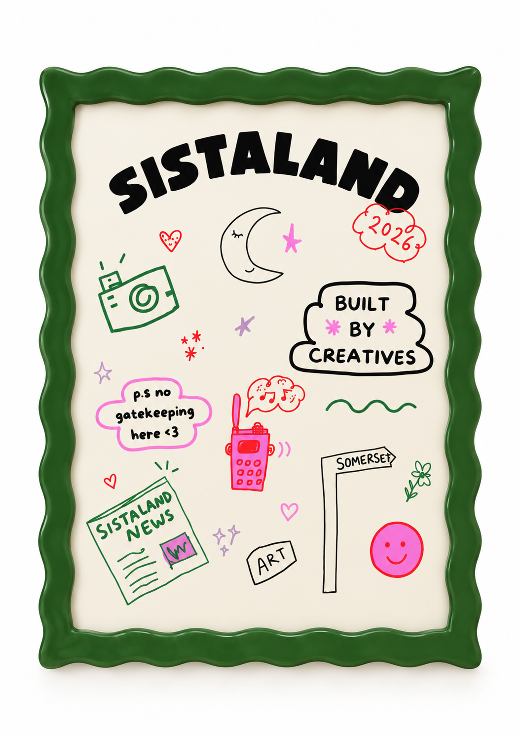 SISTALAND 2026 - A4 FESTIVAL EDITION ART PRINT