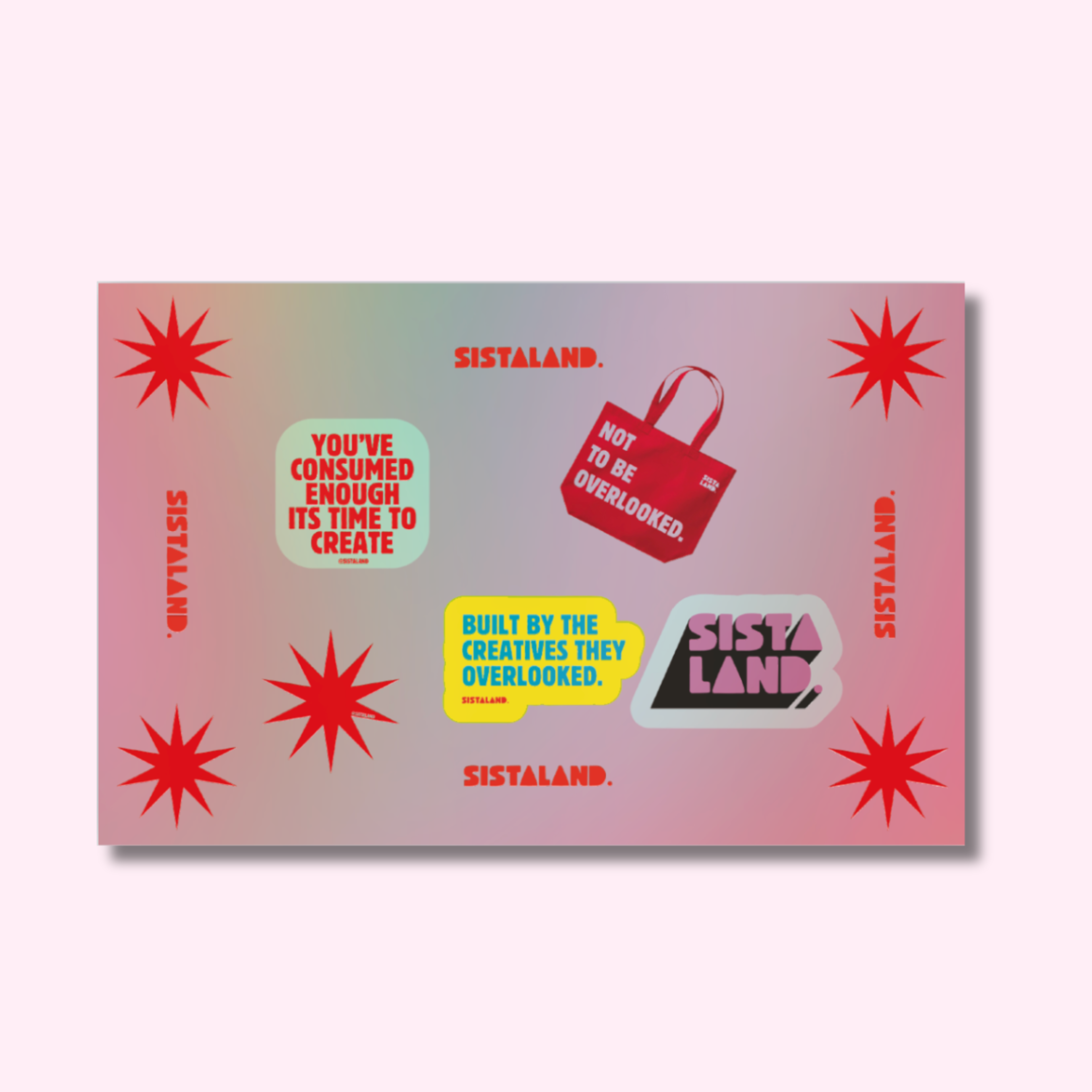 SISTALAND Sticker Sheet