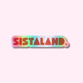 SISTALAND Holographic Logo Sticker