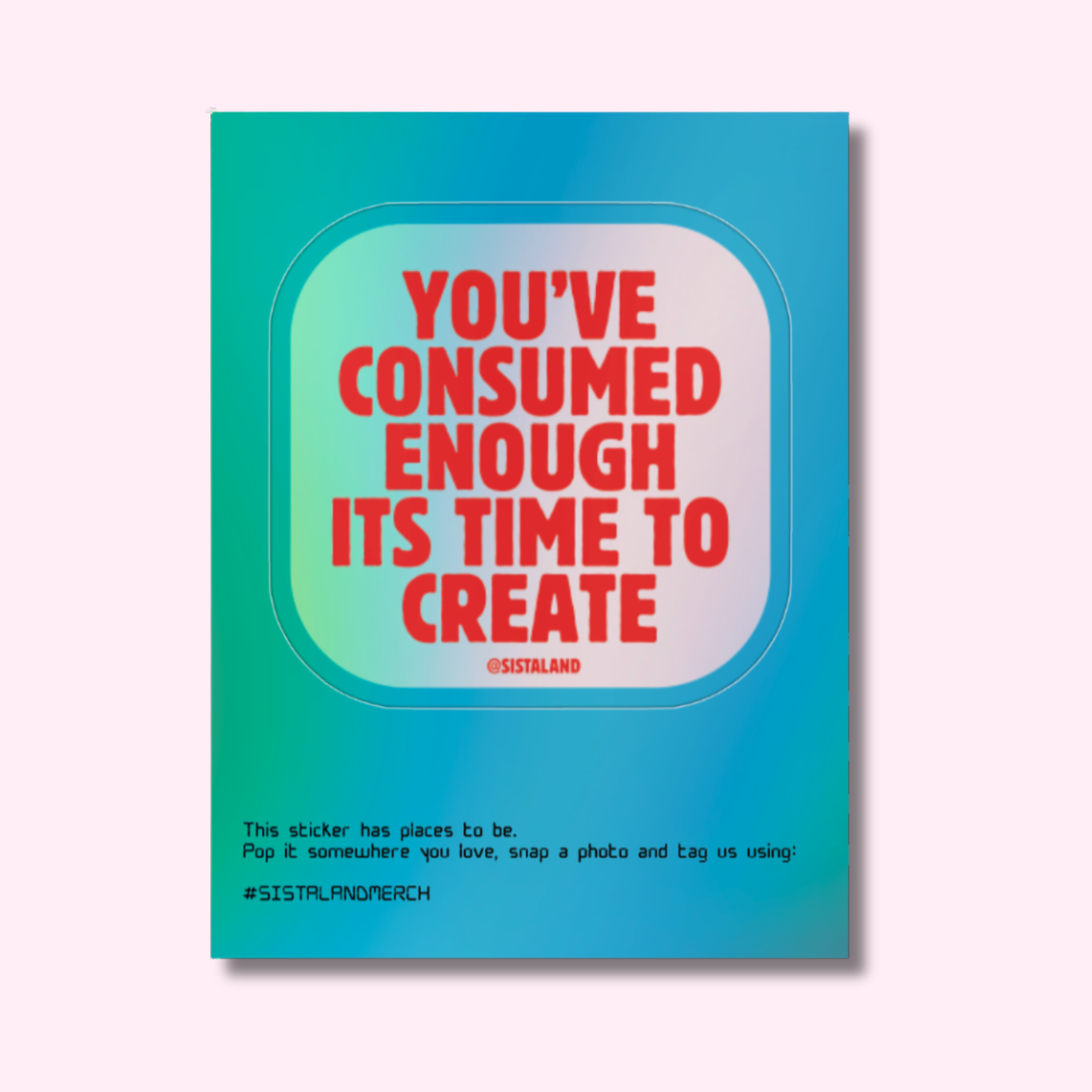 It’s Time to Create Sticker