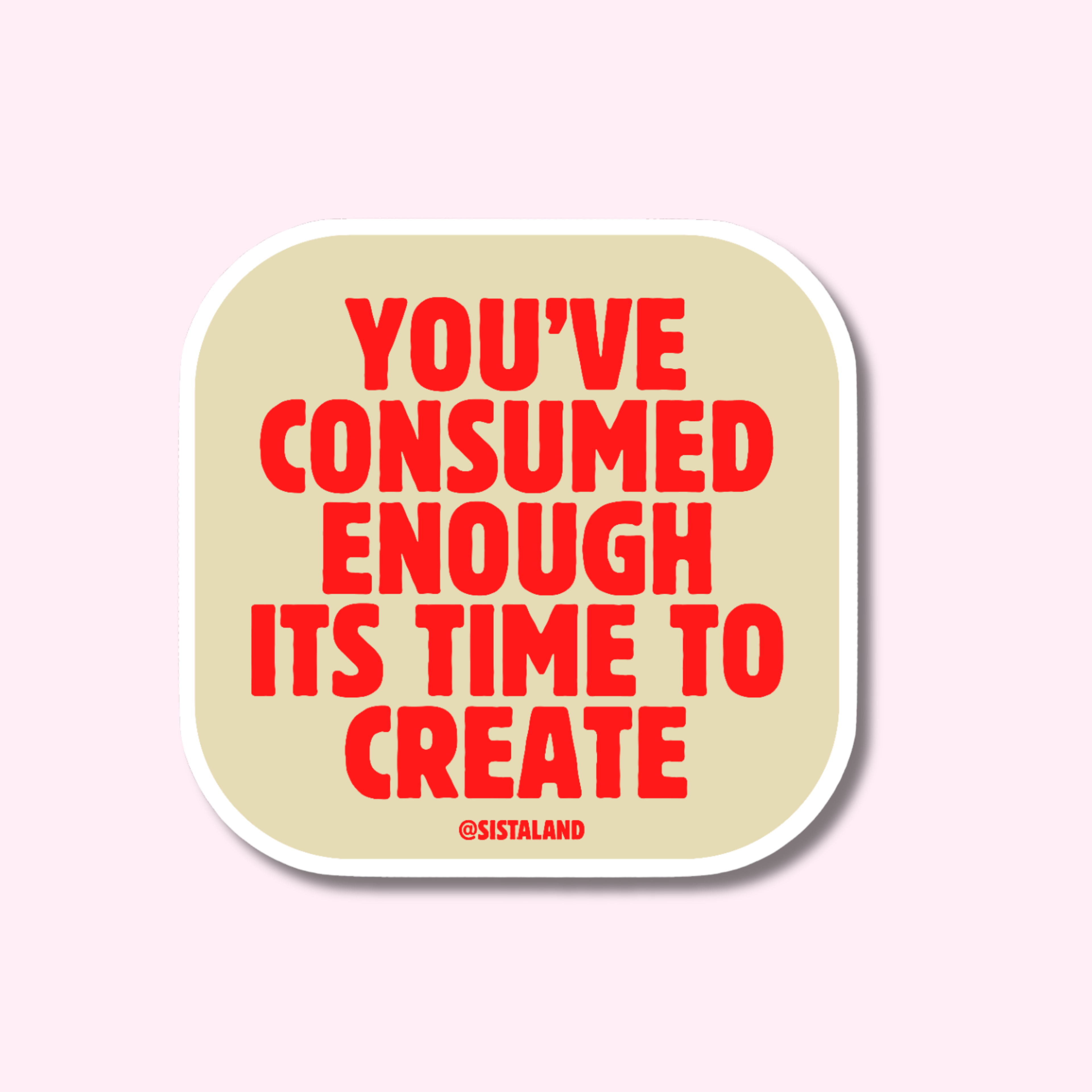 It’s Time to Create Recycled Sticker