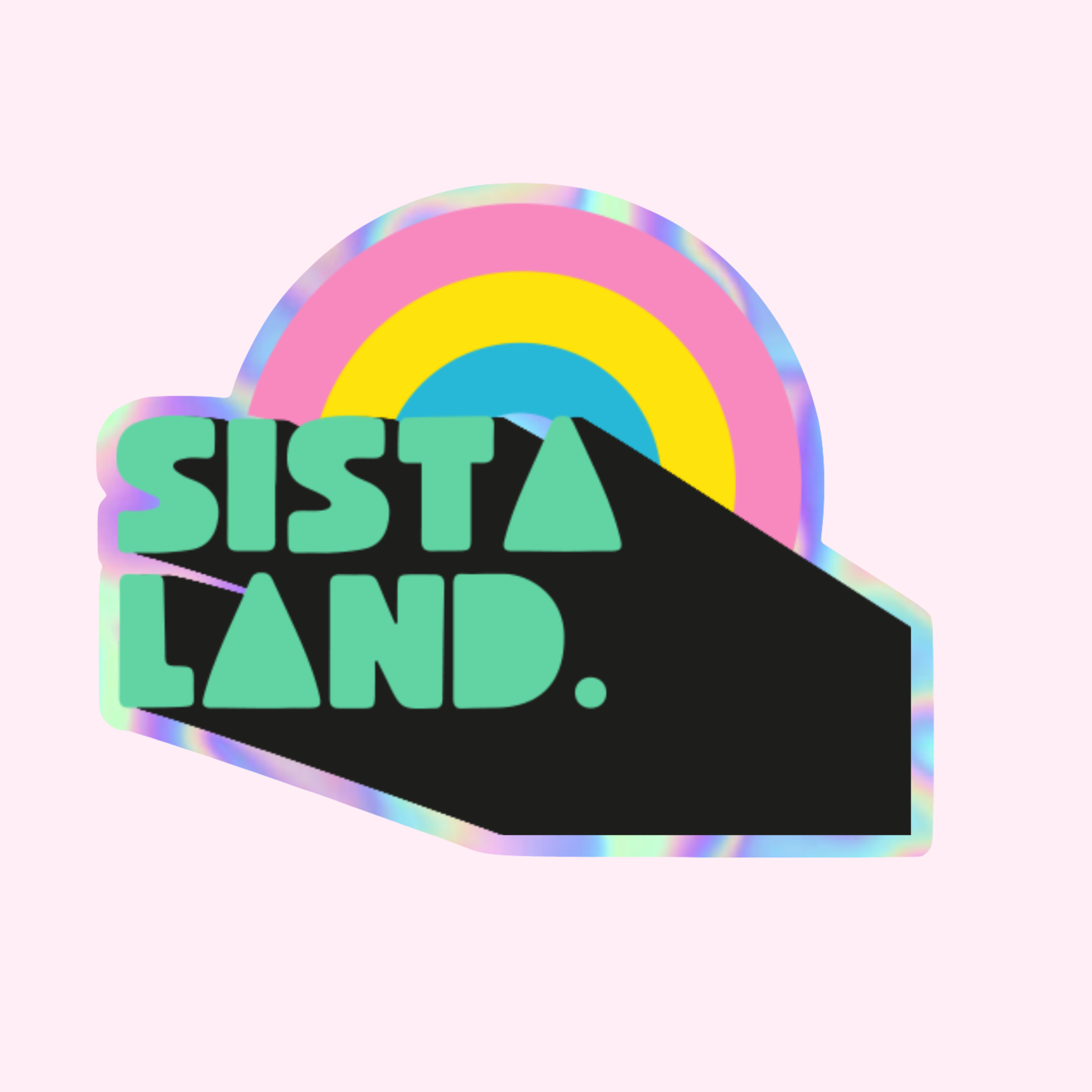 SISTALAND Rainbow Sticker